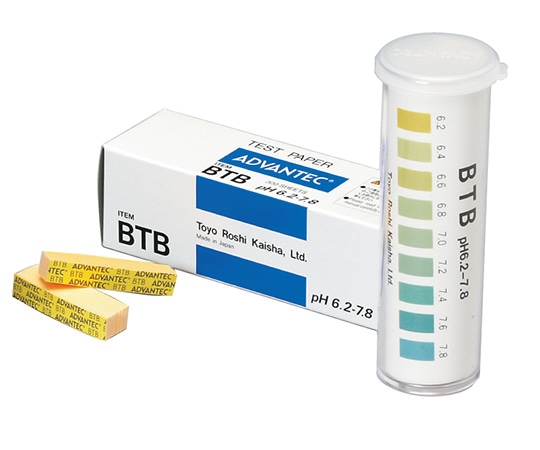 ADVANTEC pH試験紙 瓶入りタイプ BTB 08001100 1箱(ご注文単位1箱)【直送品】