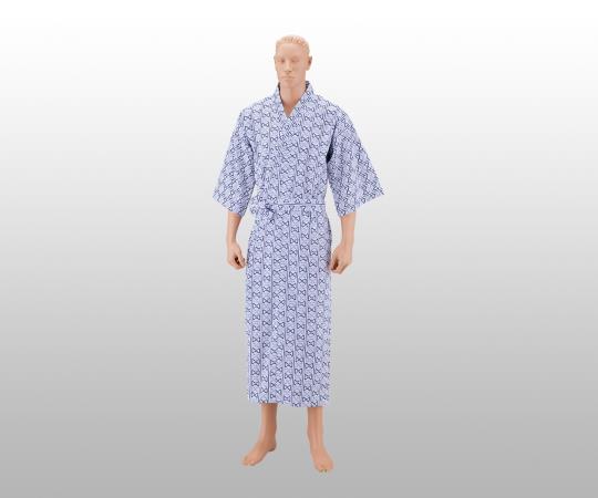 アズワン 紳士ガーゼねまき （L）　01886-02 1枚（ご注文単位1枚）【直送品】
