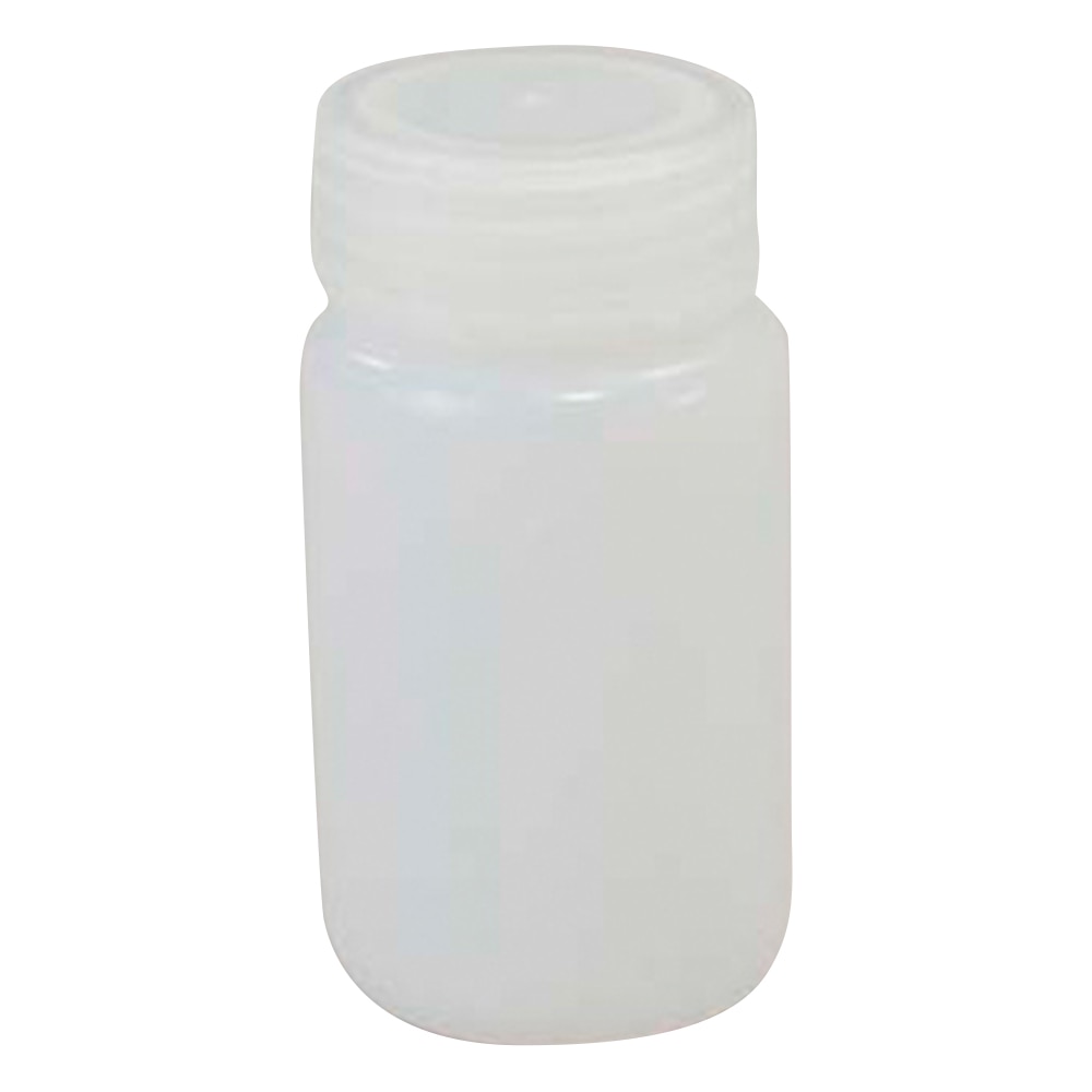 アズワン 広口瓶 100mL HDPE製 1本(ご注文単位1本)【直送品】