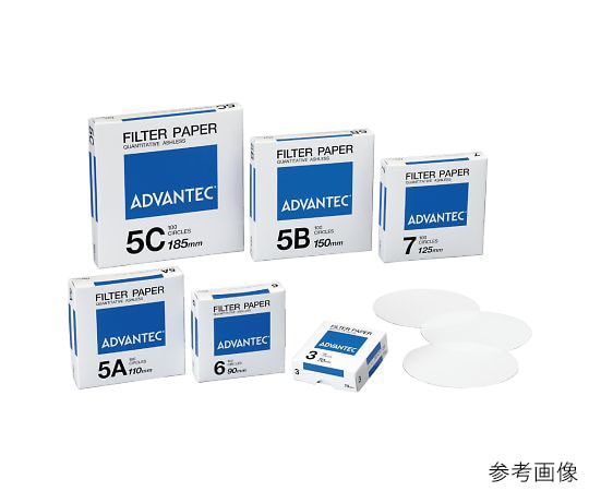 ADVANTEC 定量濾紙No.3 32mm 100枚入 01301032 1箱(ご注文単位1箱)【直送品】