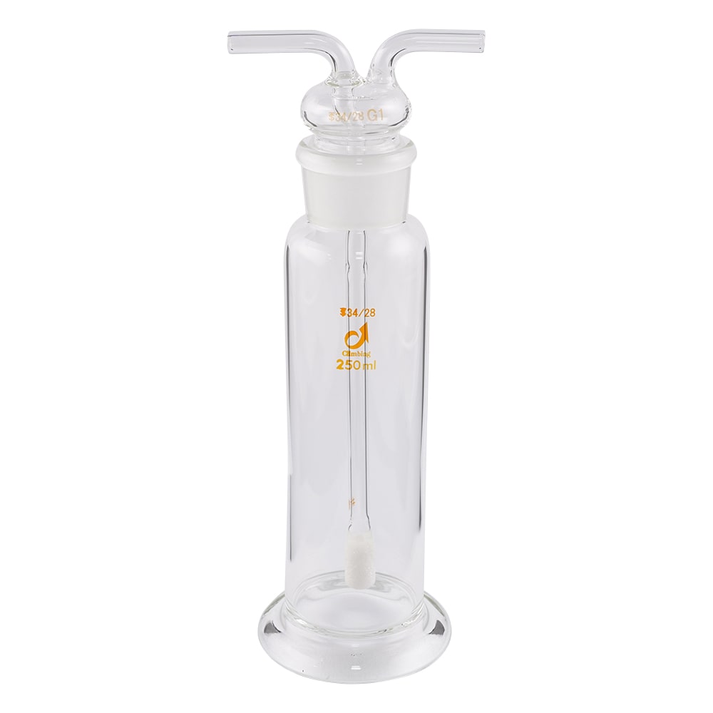 クライミング ガス洗浄瓶(棒フィルター付き) 250mL CL0456-02-10 1個(ご注文単位1個)【直送品】
