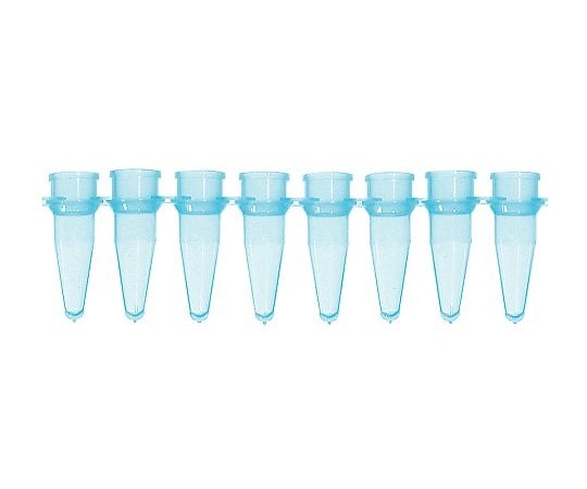 Bio Plas PCRチューブ 8連0.2mL 青 125本入 5010-4 1袋(ご注文単位1袋)【直送品】