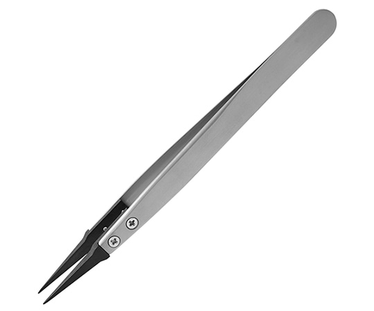 >エンジニア(ENGINEER) ESDピンセット 先細 PTZ-45 1本(ご注文単位1本)【直送品】