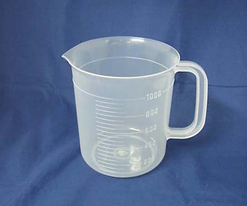 アズワン PP手付ビーカー 1000mL(Ralic) M4-450-02 1個(ご注文単位1個)【直送品】