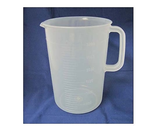 アズワン PP手付ビーカー 3000mL(Ralic) M4-450-04 1個(ご注文単位1個)【直送品】