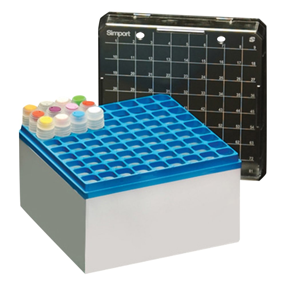 Simport クライオストレージボックス Cryostore(TM) 青 5個入 T314-581B 1パック(ご注文単位1パック)【直送品】