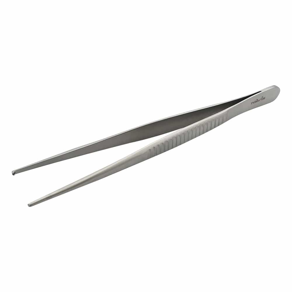 ナビス(アズワン) ピンセット(中波) 有鈎 180mm 1本(ご注文単位1本)【直送品】