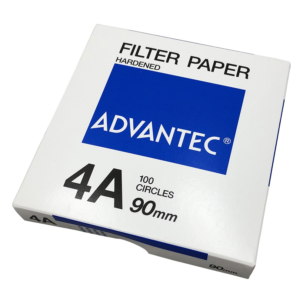 ADVANTEC 硬質濾紙 No.4A 100枚入 01411090 1箱(ご注文単位1箱)【直送品】