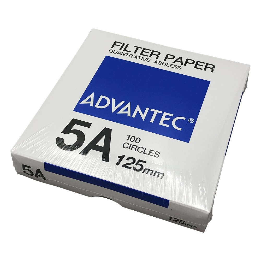 ADVANTEC 定量濾紙 No.5A 100枚入 01511125 1箱(ご注文単位1箱)【直送品】