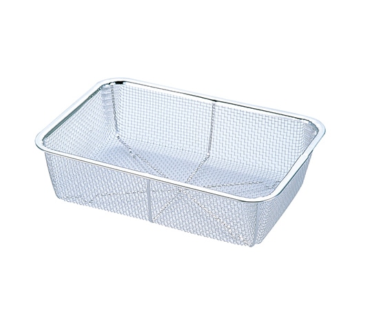 エムテートリマツ 18-8角深ザル 中 3号用 1個(ご注文単位1個)【直送品】