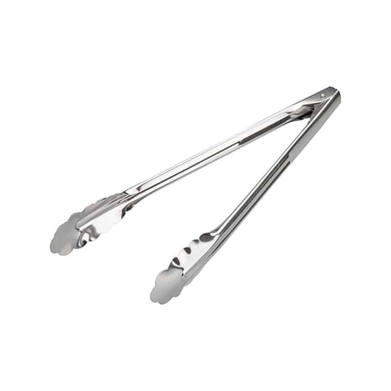 エムテートリマツ 18-0万能トング　大（40cm）　板バネ式　 1個（ご注文単位1個）【直送品】