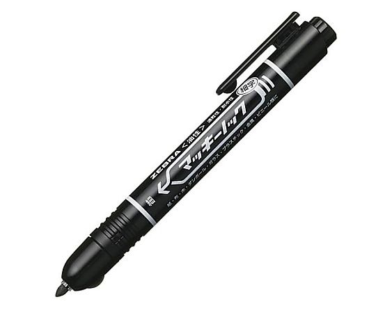 ゼブラ 油性マーカー マッキーノック 細字 黒 P-YYSS6-BK 1本(ご注文単位1本)【直送品】