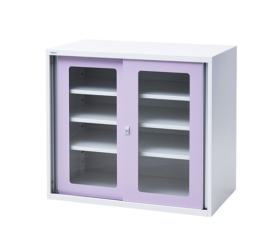 ナビス(アズワン) アルティア中段引違扉ユニット 900×475×795 mm NM-900SG 1台(ご注文単位1台)【直送品】
