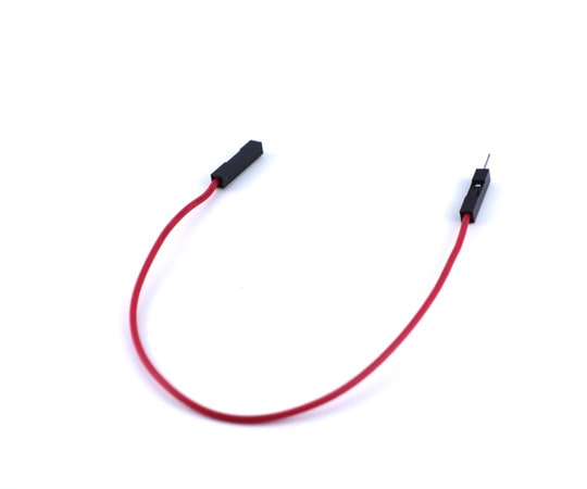 GB ブレッドボード・ジャンパーコード(オス-メス) 15cm 赤 10本入り GB-JPM-10P15-R 1セット(ご注文単位1セット)【直送品】