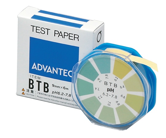 ADVANTEC pH試験紙 ロールタイプ BTB 07011020 1巻(ご注文単位1巻)【直送品】