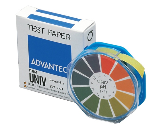 ADVANTEC pH試験紙 ロールタイプ UNIV 07011030 1巻(ご注文単位1巻)【直送品】
