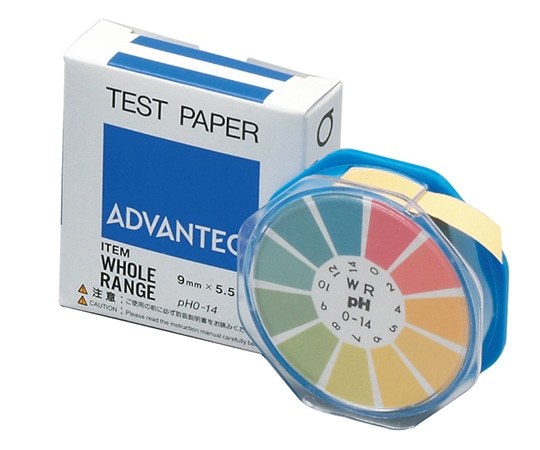 ADVANTEC pH試験紙 ロールタイプ WR 07011040 1巻(ご注文単位1巻)【直送品】