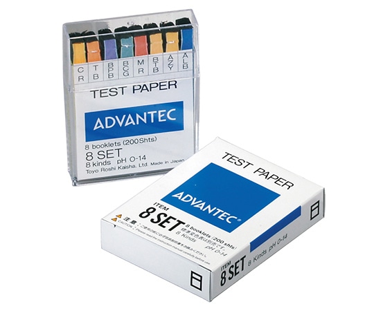 ADVANTEC pH試験紙 8セット 07013020 1セット(ご注文単位1セット)【直送品】