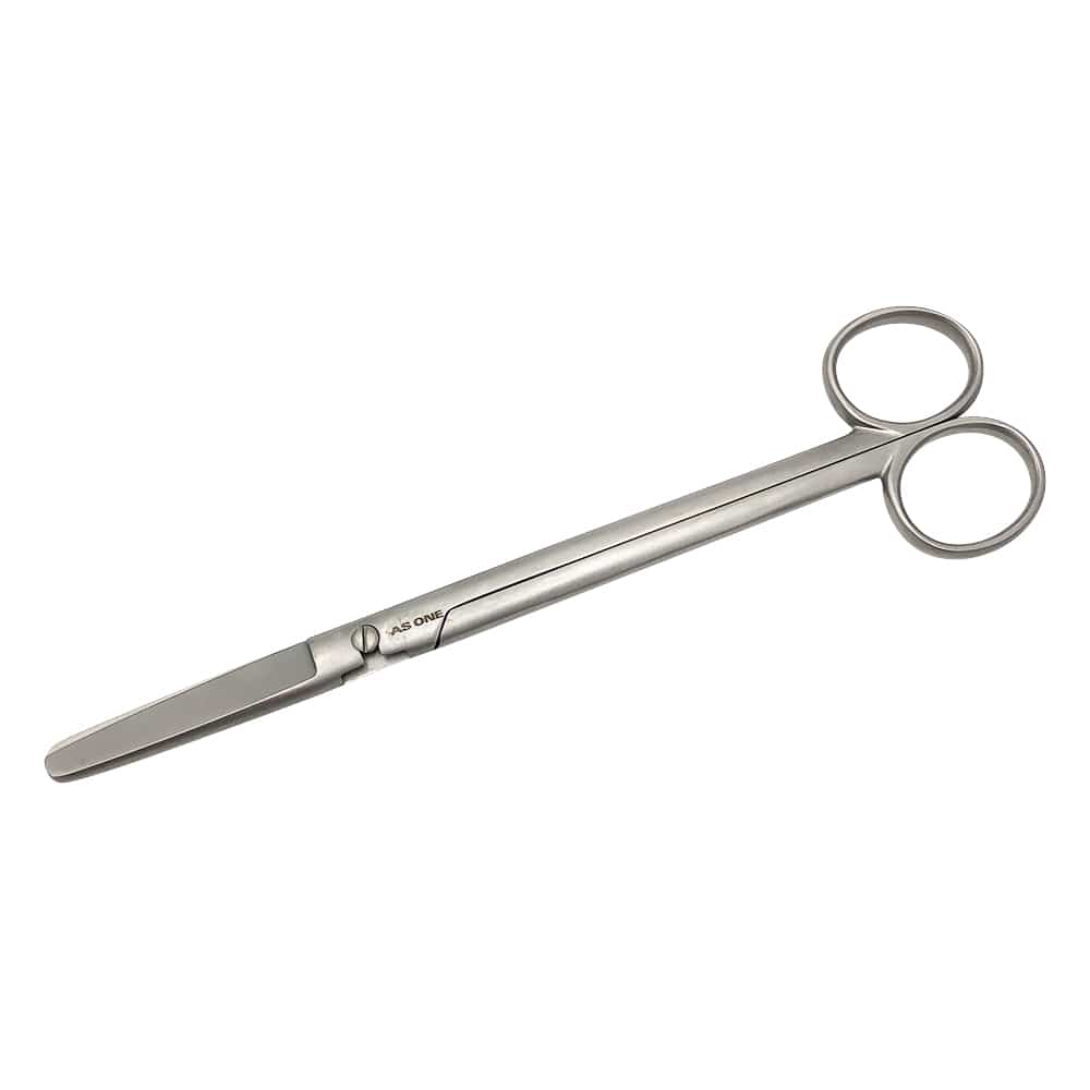 アズワン ハサミ直セン刀両鈍180mm 横はずし No.8 1本(ご注文単位1本)【直送品】