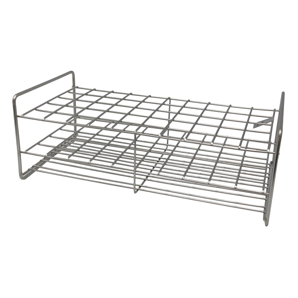 サンポー ステンレス試験管立 配列:5×10 サイズ:□26mm 24‐50H 1台(ご注文単位1台)【直送品】