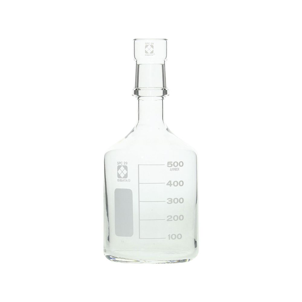 柴田科学 SPC保存びん (目安目盛・メスキャップ付き) 500mL 017220-29500 1個(ご注文単位1個)【直送品】
