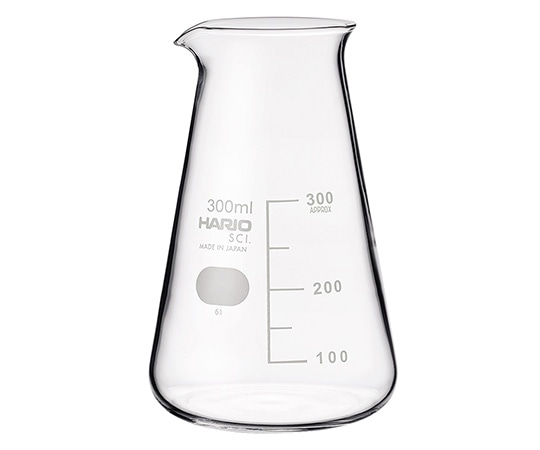 HARIO コニカルビーカー 300mL CB-300 1個(ご注文単位1個)【直送品】