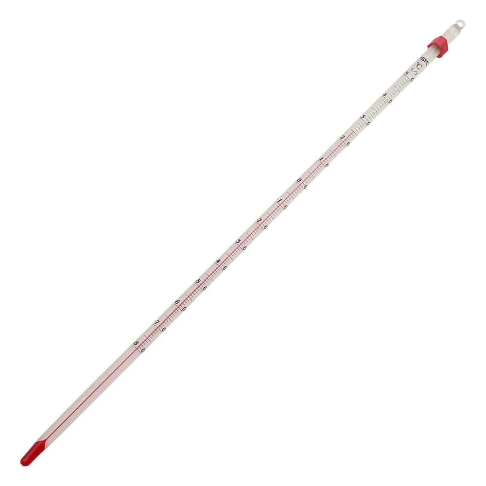 佐藤計量器製作所 赤液棒状温度計 -80~50℃ 0335-00 1本(ご注文単位1本)【直送品】