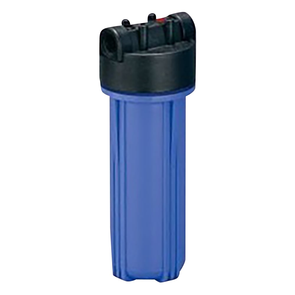アズワン フィルターハウジング 250mm 青PP10NPT3/4 1個(ご注文単位1個)【直送品】
