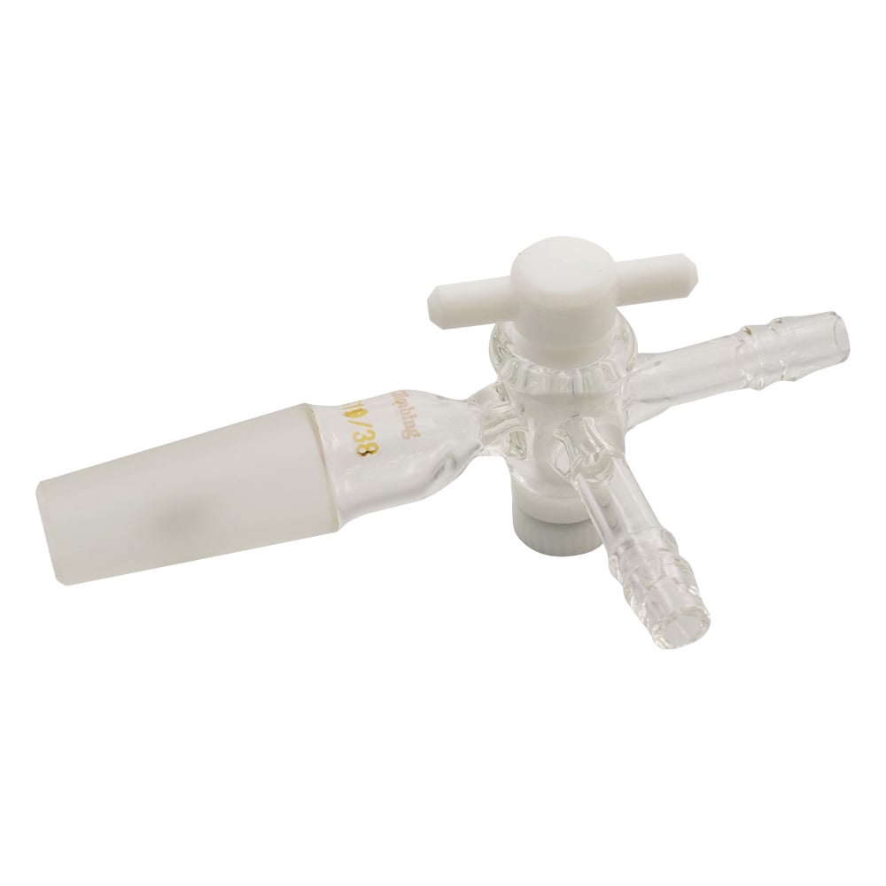 クライミング 共通摺合付三方コックⅠ型 テフロンコック TS19/38 CL0414-07-10 1個(ご注文単位1個)【直送品】