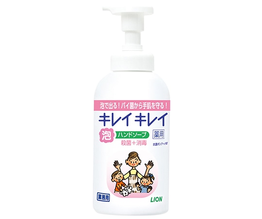 ライオンハイジーン キレイキレイ薬用泡ハンドソープ　550mL×12入　 1ケース（ご注文単位1ケース）【直送品】