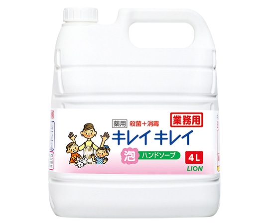 ライオンハイジーン キレイキレイ薬用泡ハンドソープ 4L×3入 1ケース(ご注文単位1ケース)【直送品】