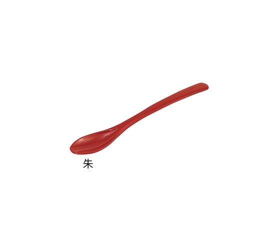 小森樹脂 アシストスプーン 朱 1本(ご注文単位1本)【直送品】