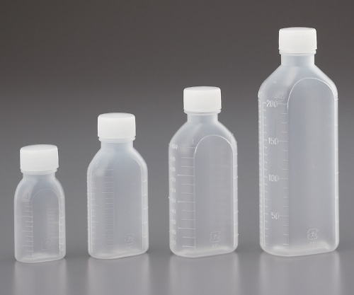 アズワン B型投薬瓶（小分け・未滅菌） 200mL 1袋（10本入）　184101 白 1袋（ご注文単位1袋）【直送品】