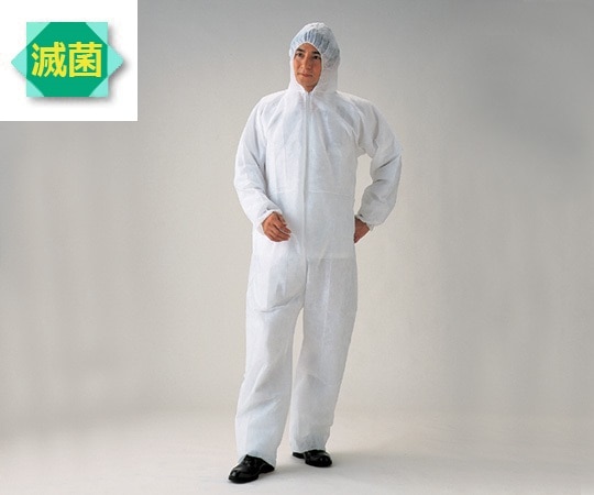 アズワン ディスポつなぎ服 ST(γ線滅菌済) 1枚(ご注文単位1枚)【直送品】
