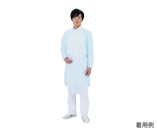 尚美堂 フジポリエプロン 袖付 M 1箱(25枚入) 1箱(ご注文単位1箱)【直送品】