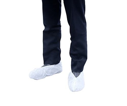 アゼアス AZ CLEANR1802 シューズカバー(短) (すべり止め付)(50双入) AZCLEAN1802 1パック(ご注文単位1パック)【直送品】