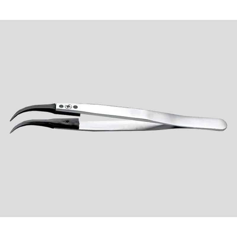 IDEAL-TEK 精密耐薬ピンセット 7SVR.SA 1個(ご注文単位1個)【直送品】