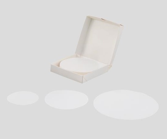 アズワン 定性濾紙（アズフィル） 24cm 10124 1箱（100枚入）　 1箱（ご注文単位1箱）【直送品】