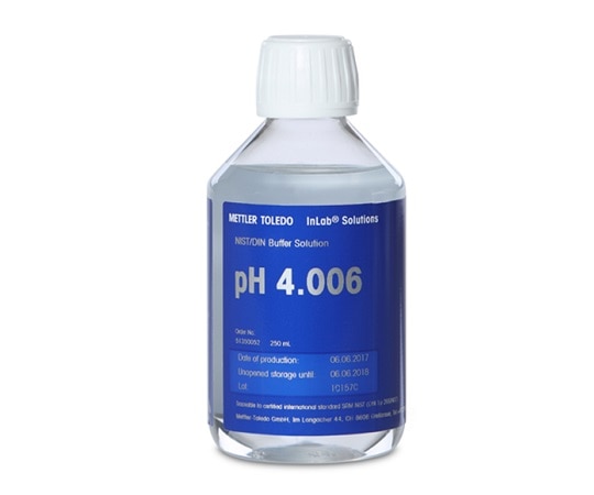 メトラー・トレド pHメータ用標準液 pH4.006 250mL 51350052 1本(ご注文単位1本)【直送品】