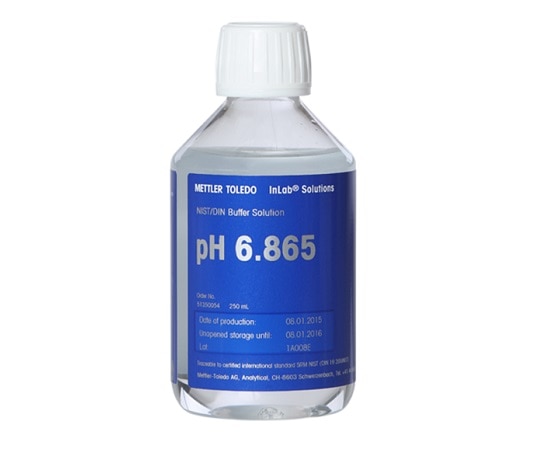 メトラー・トレド pHメータ用標準液 pH6.865 250mL 51350054 1本(ご注文単位1本)【直送品】