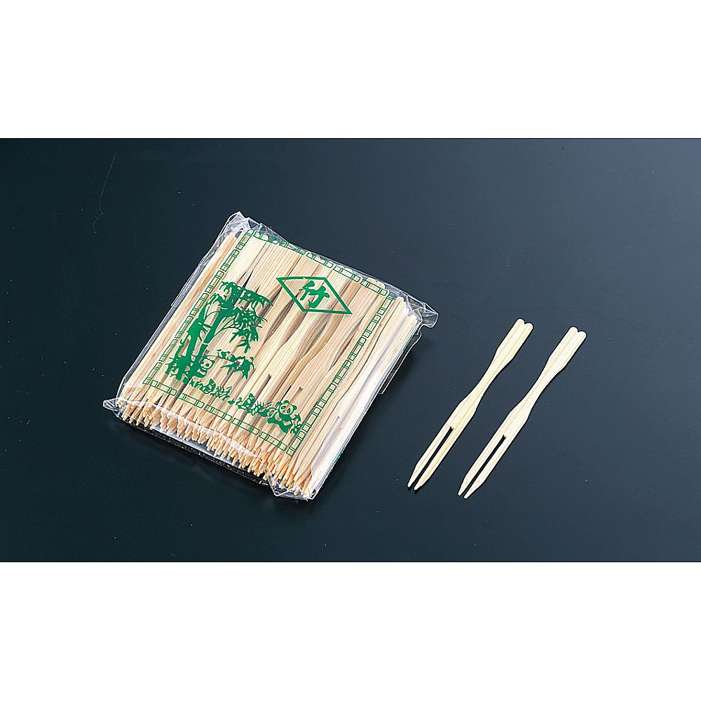 松尾物産 竹フォーク(100本入) 1ケース(ご注文単位1ケース)【直送品】