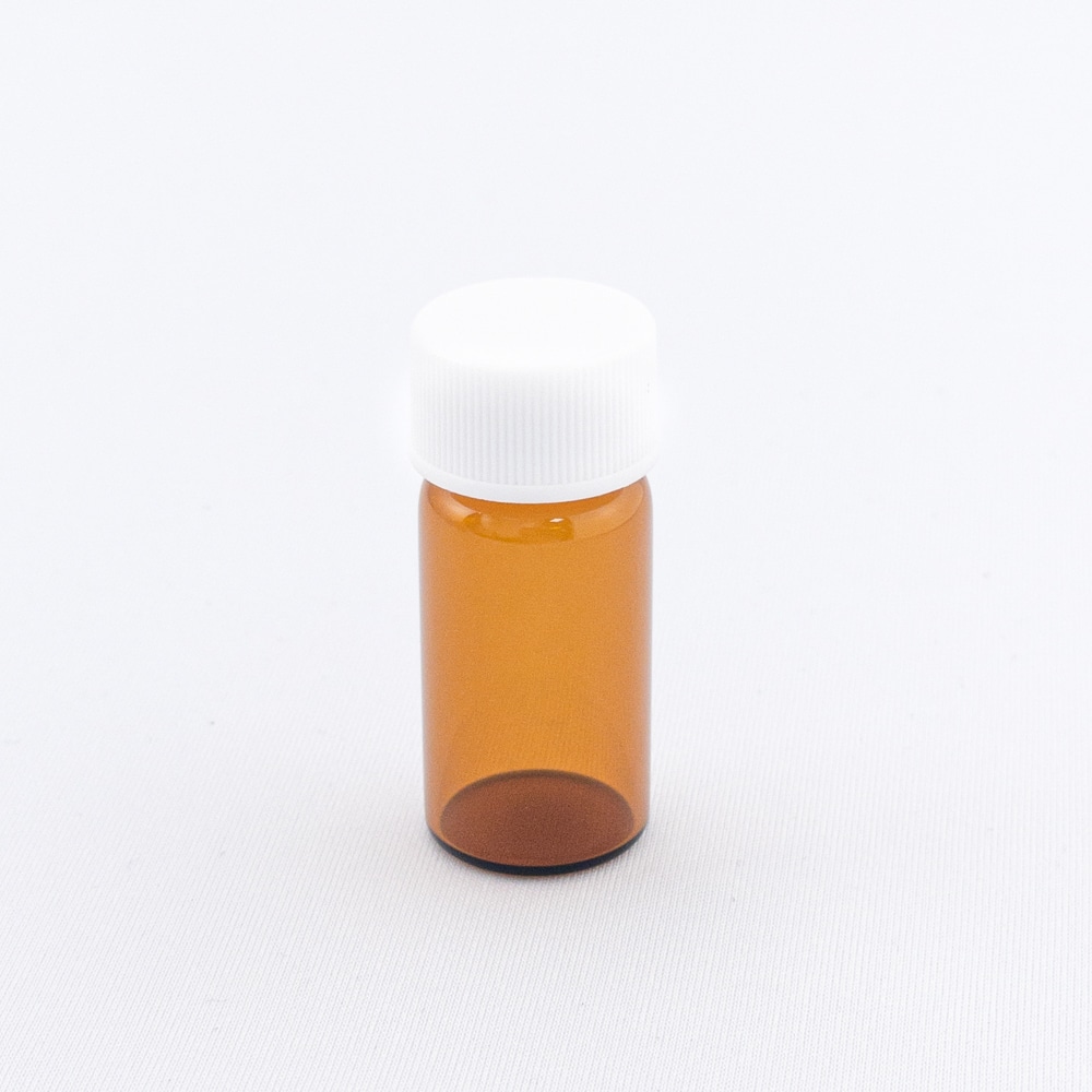 日電理化硝子 ねじ口びん(標準セット) 茶褐色 4mL S-1 1箱(100本入) 250016 1箱(ご注文単位1箱)【直送品】