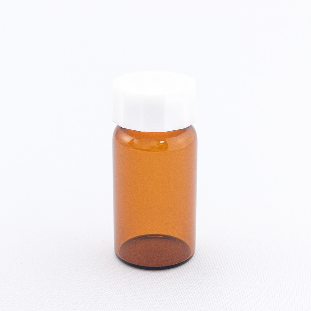 日電理化硝子 ねじ口びん(標準セット) 茶褐色 20mL SV-20 1箱(50本入) 250529 1箱(ご注文単位1箱)【直送品】