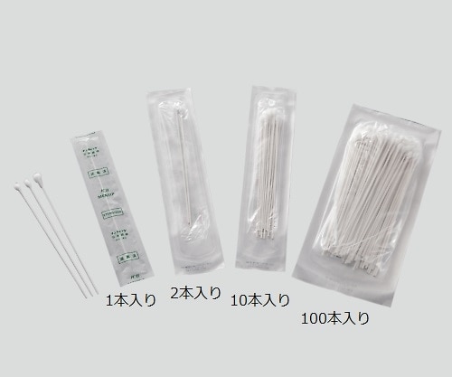 日本綿棒 メンティップ 病院用綿棒(紙軸) 1箱(100本入×25袋) 100P1505-NB 1箱(ご注文単位1箱)【直送品】