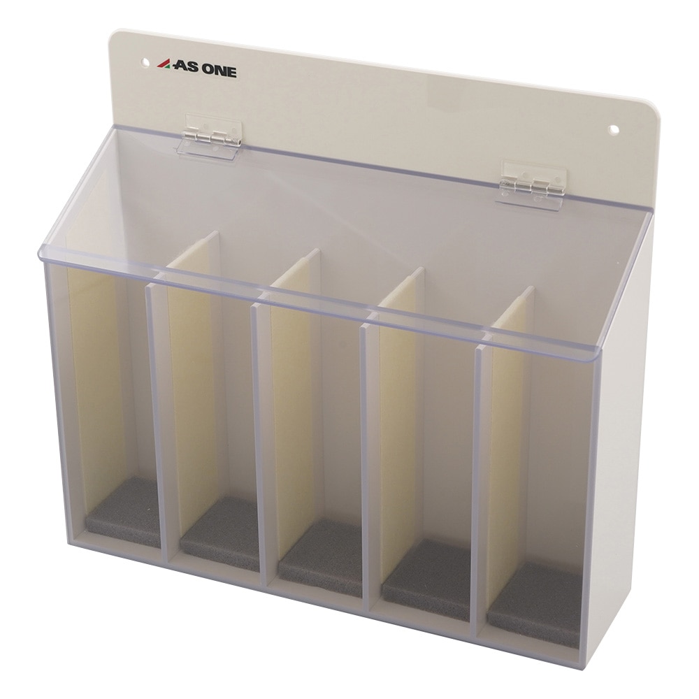 アズワン メガネラック 270×75×245mm 5室 1個(ご注文単位1個)【直送品】