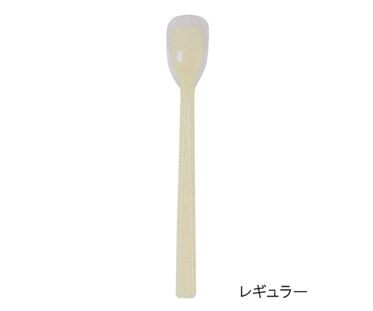 岡部洋食器製作所 口あたりやさしいスプーン 一体型・レギュラー イエロー KU-04Y 1個(ご注文単位1個)【直送品】