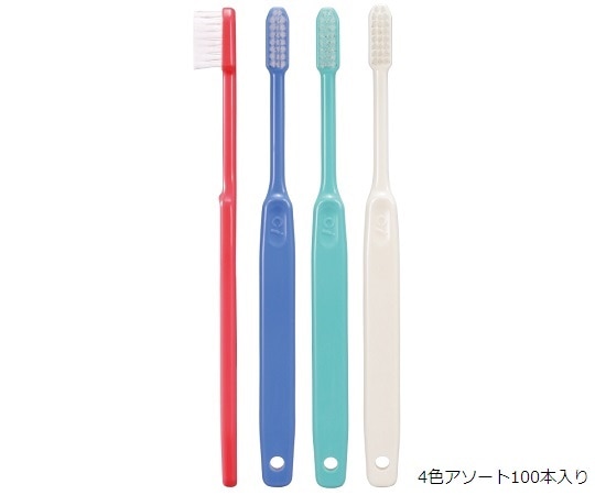 歯愛メディカル 歯ブラシ 超やわらかめ 4色 100本入 Ci206 SS 1箱(ご注文単位1箱)【直送品】