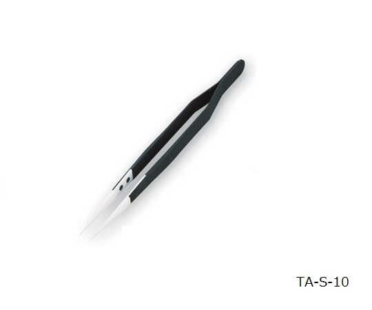 アズワン セラミックピンセット　TA-S-10 1本（ご注文単位1本）【直送品】
