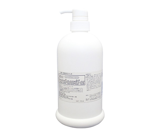 アズワン 薬用石けん液 ニューハンドアウェイα ボトルタイプ 700mL 1個(ご注文単位1個)【直送品】