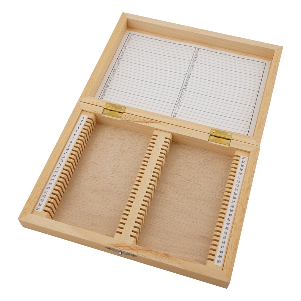 アズワン プレパラートボックス 200×150×38mm W-50 1個(ご注文単位1個)【直送品】